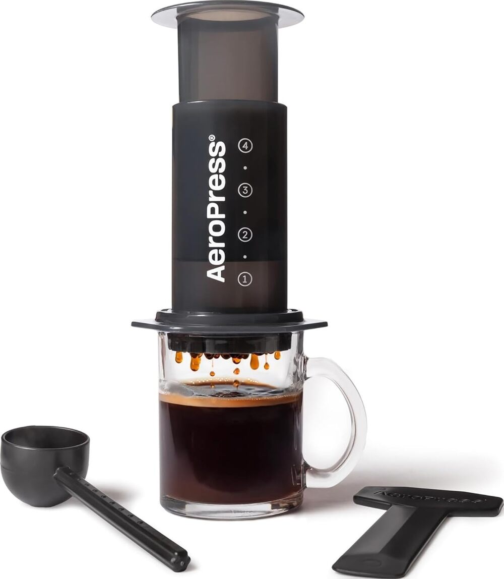 AeroPress Original Coffee Press - All-in-One French Press, Pour-Over & Espresso